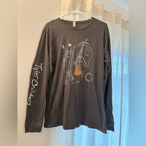 Tyler Childers Charcoal Graphic Crewneck Tee